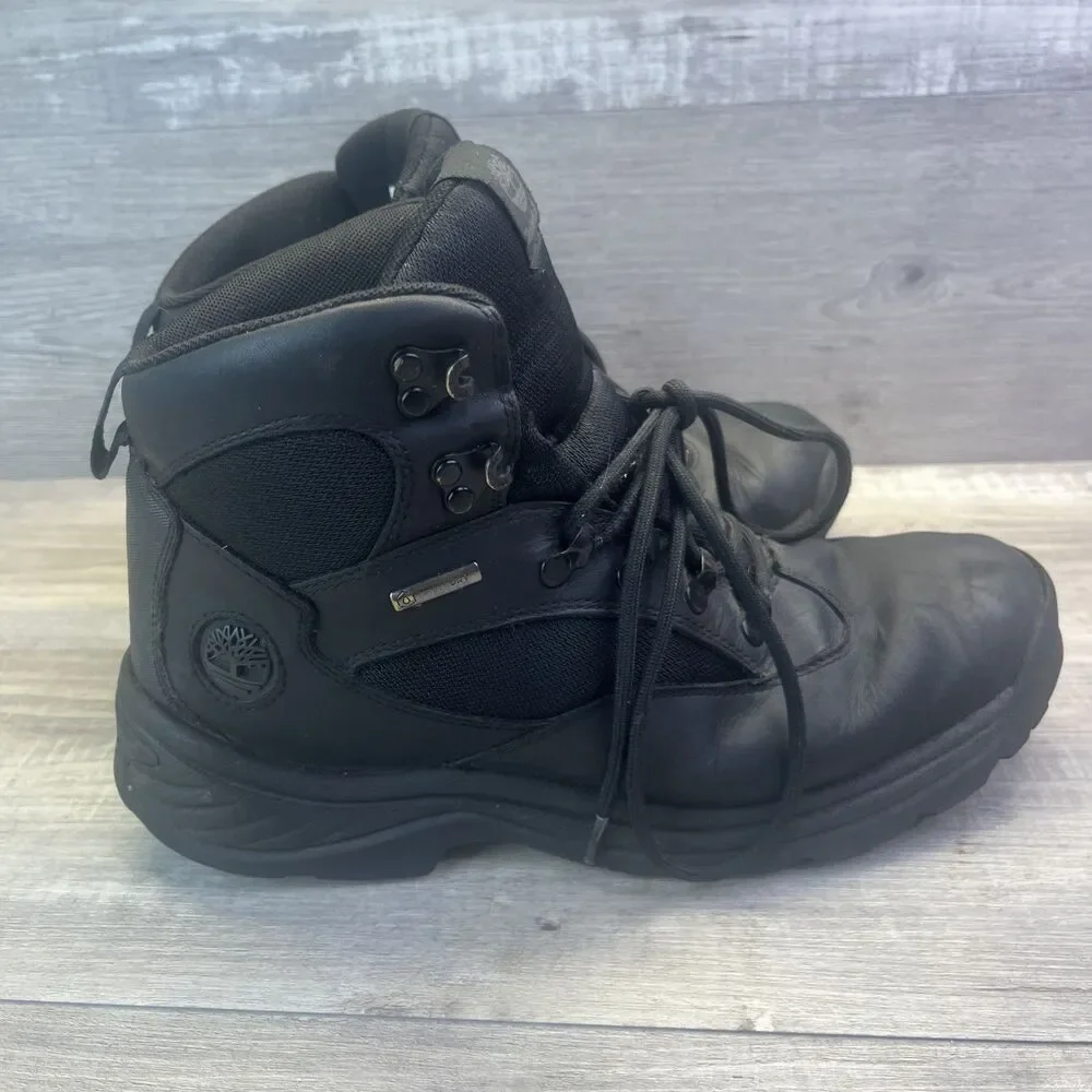 Mens Timberland Chocorua Mid LC Hiker Boot Black Full Grain Waterproof SZ 11